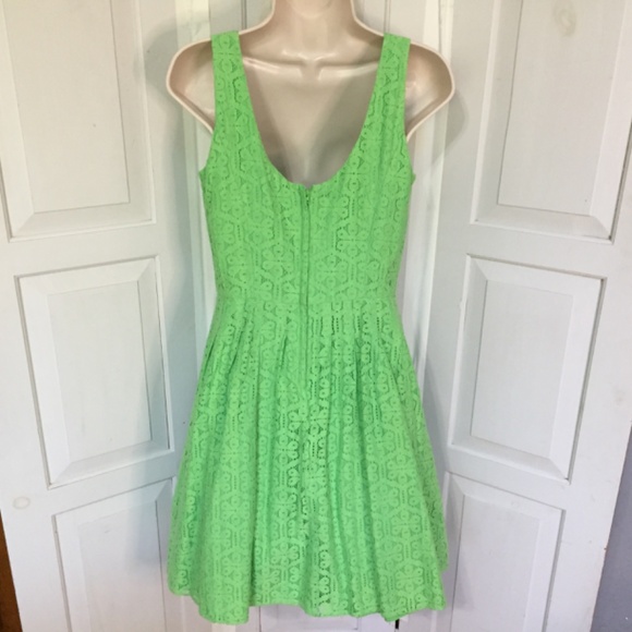 Lilly Pulitzer Green Lace Mini Dress - Picture 12 of 16